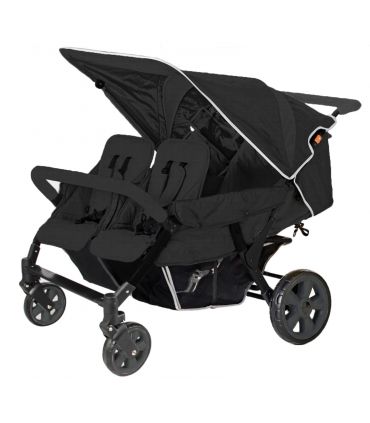 Poussette 4 places Lidoo Star Full Black Poussette 4 places Lidoo Star Full Black