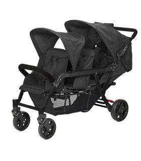Poussette 3 places Lidoo H3E + Ergondrive