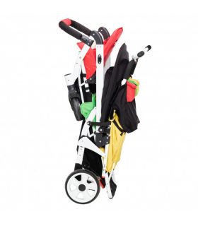 Poussette 3 places Lidoo H3E + Ergondrive Full Grey