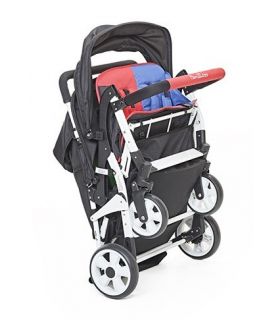 Poussette 4 places Lidoo City H4E Full Black