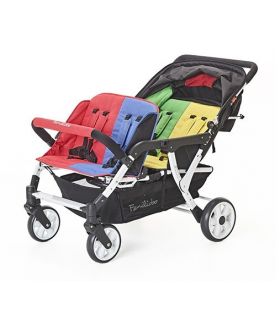 Poussette 4 places Lidoo City H4E Full Black