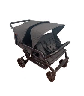 Poussette 4 places Lidoo City H4E Full Black