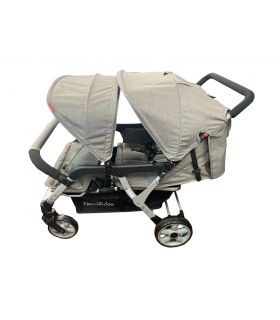 Poussette 4 places Lidoo City H4E Full Grey