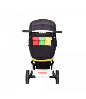 Poussette 3 places Lidoo H3E + Ergondrive