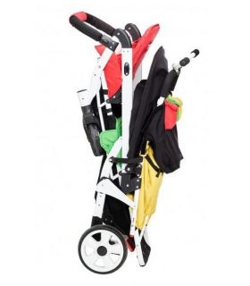 Poussette 3 places Lidoo H3E + Ergondrive