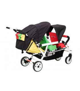 Poussette 3 places Lidoo H3E + Ergondrive