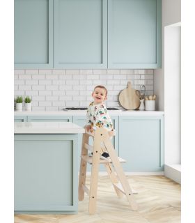 Tour d'apprentissage pliable Mamatoys - Naturel