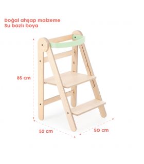 Tour d'apprentissage pliable Mamatoys - Menthe