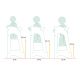 Tour d'apprentissage pliable Mamatoys - Menthe Tour d'apprentissage pliable Mamatoys - Menthe