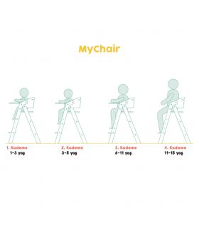 Chaise Haute My Chair All in One Mamatoyz - Naturel