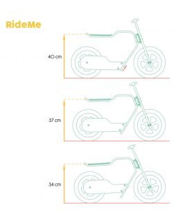 Ride Me Balance Bike Mamatoyz - Naturel