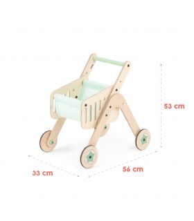 Trio Caddie Mamatoys - Naturel Menthe