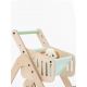 Trio Caddie Mamatoys - Naturel Menthe Trio Caddie Mamatoys - Naturel Menthe