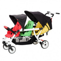 Poussette Triple - Poussette 3 Places | Familidoo