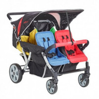 Poussette Quadruple - Poussette 4 Places | Familidoo